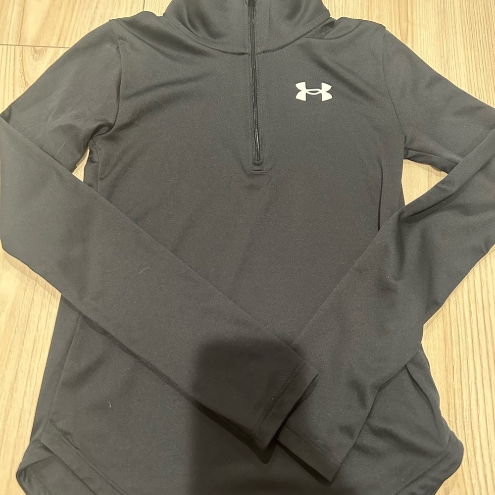 Girls Under Armour Black Pullover